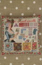 Sajou クッション キット Kit couture petit coussin grille Marie-Antoinette マリーアントワネット サジュー フランス メゾンサジュー KIT_COU_MUP_VERS_02