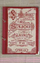 限定版再版 Sajou クロスステッチ Kit de point de croix : bloc-notes couverture album Sajou キット フランス KIT_PDC_SAJOU_17_01